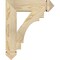 Ekena Millwork Merced Arts & Crafts Rough Sawn Bracket, Douglas Fir, 4"W x 18"D x 22"H BKT04X18X22MRC03RDF - alternate 3